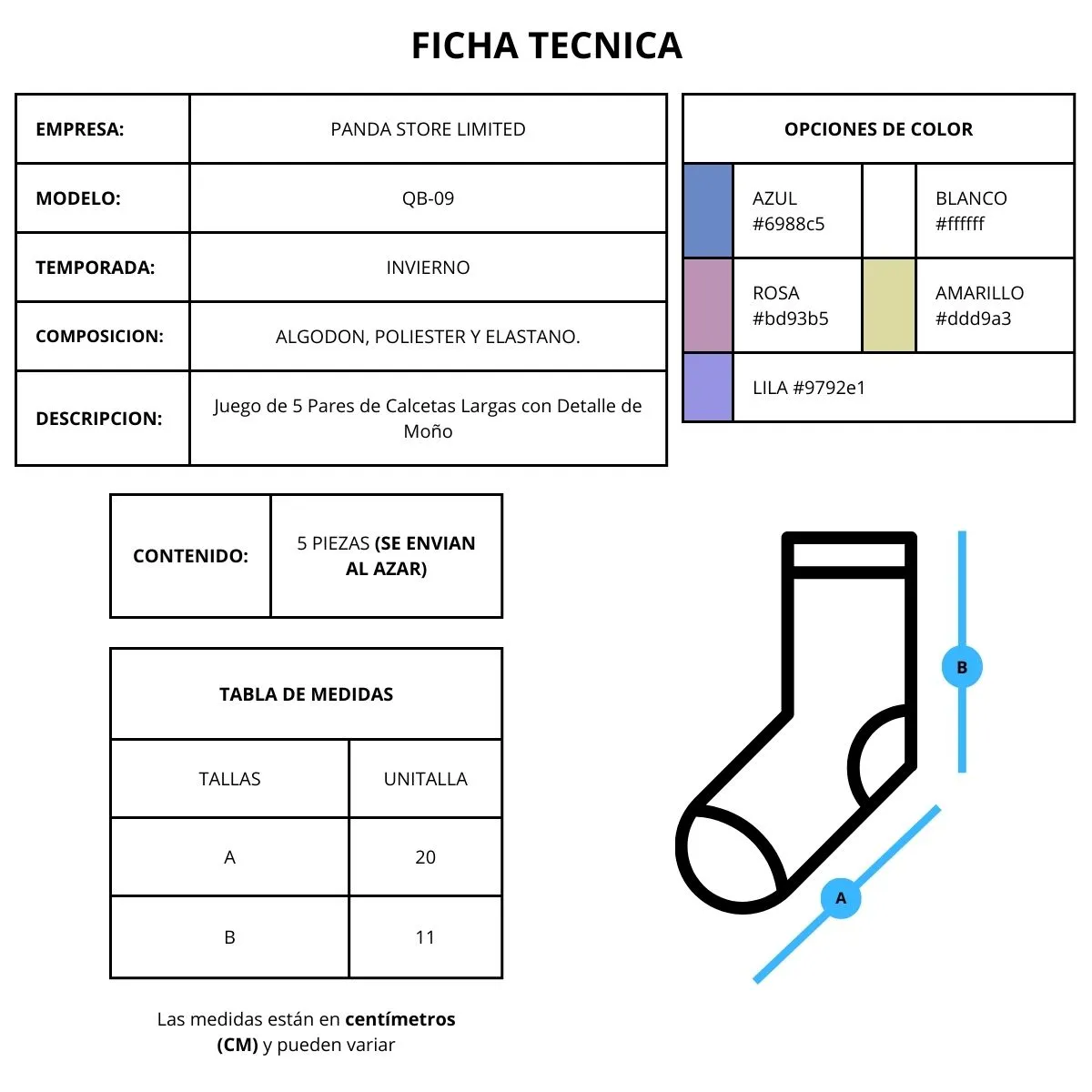 QB-09 5 piezas 2532